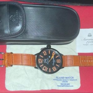 Tauchmaster 1937 watch brown/orange/black